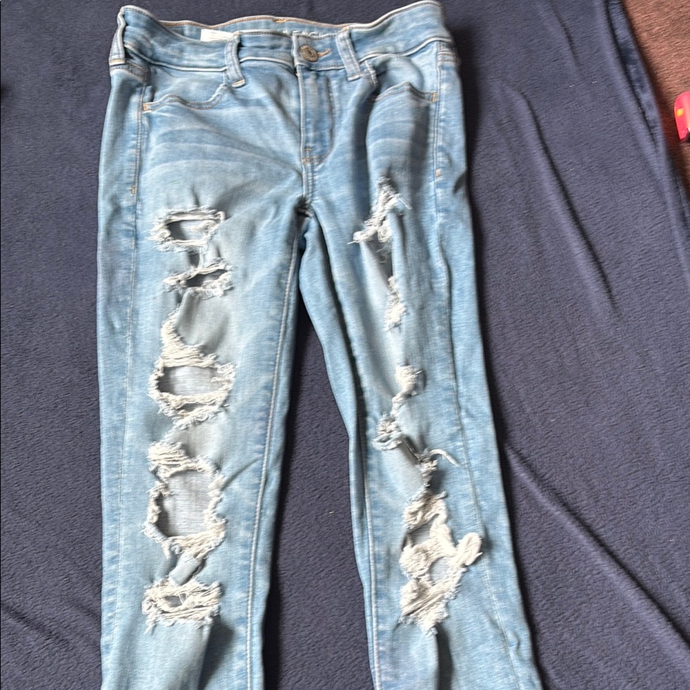 American Eagle Outfitters Light Blue Denim Jeans